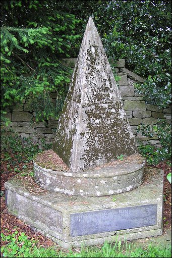 The Dunn's pyramid, in Woodchester, is three-sided, in homage to the Holy Trinity
