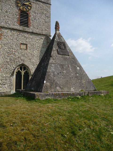 Douce pyramid in Nether Wallop Hampshire