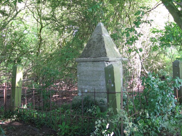 Reade pyramid memorial near Ipsden, Oxfordshire