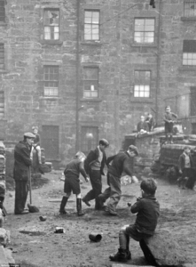 Working class poverty in the Gorbals, Glasgow