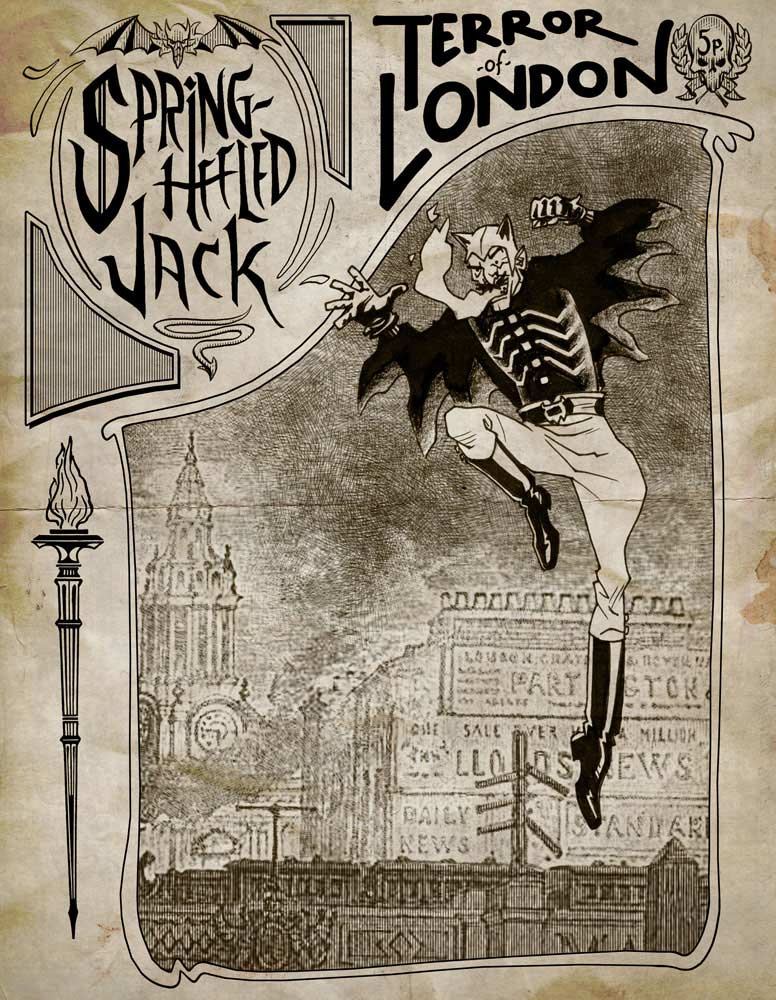 Rumours of Spring-heeled Jack were soon terrifiying London