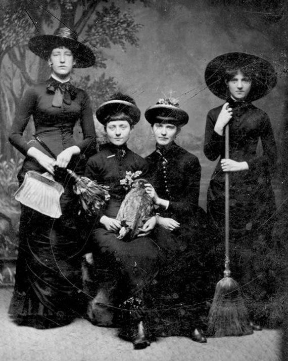 History of Halloween - Victorian Witches