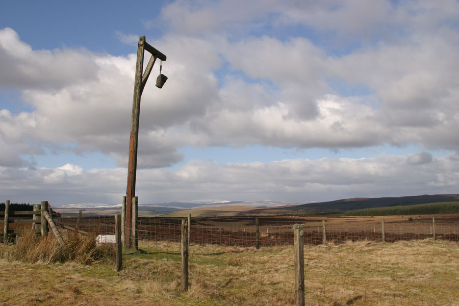 Steng Cross Gibbet, Northumberland, England