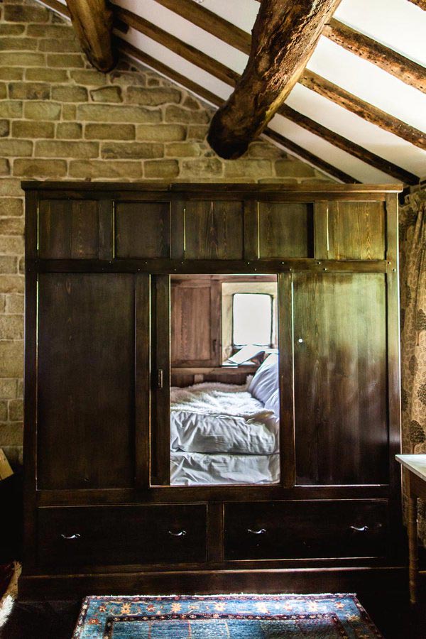 The boxbed and its window in Ponden Hall