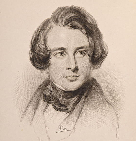 Charles Dickens sketch 1842