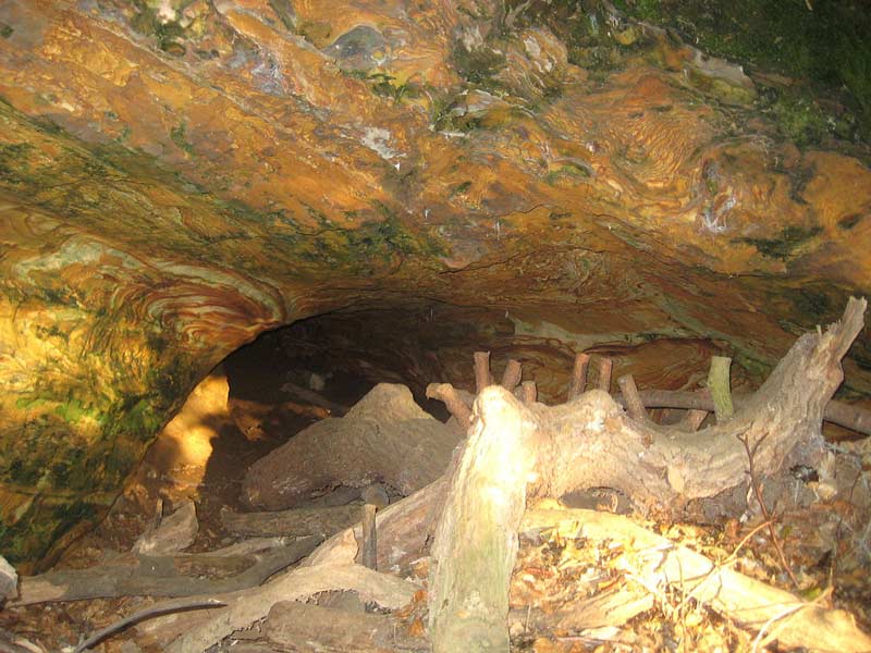 Father Foote's Cave, a little above Mother Ludlam's Cave on the Cliff