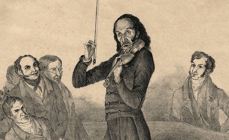 Niccolo Paganini - rumoured, like Tartini, to have sold the Devil his soul