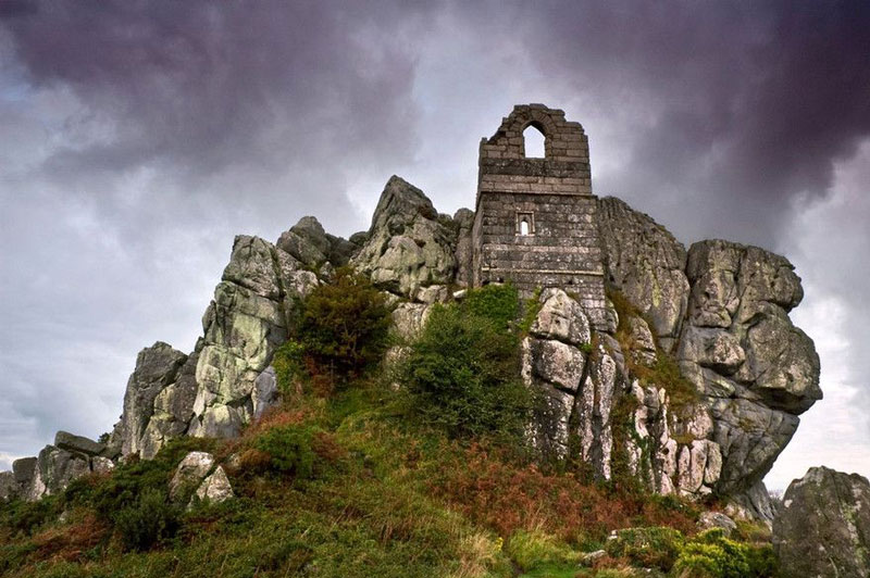 Roche Rock, where Jan Tregeagle fled after escaping Dozmary Pool