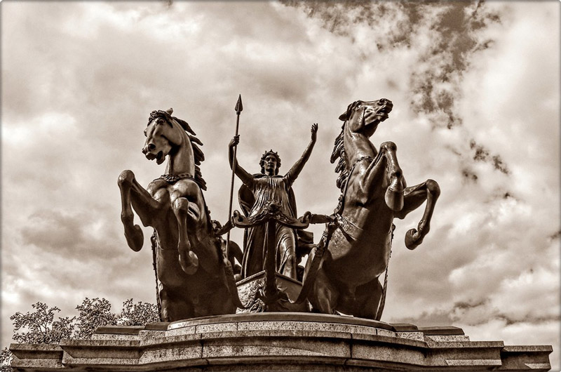 Boudicca, whose ghost haunts Kings Cross Underground station