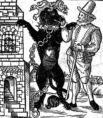 The Black Dog of Newgate, from a book published in 1638