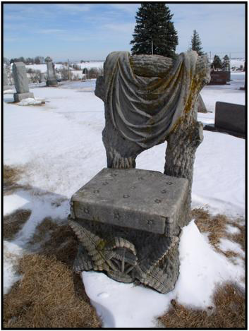 The Devil's chair in Guthrie Centre, Iowa