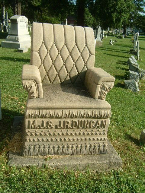 Duncan Devil's Chair, Fletcher Cemetery, Ohio