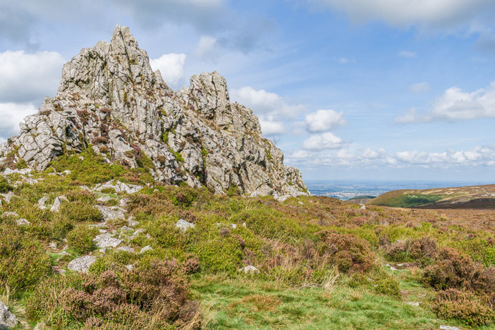 The Devil's Chair, which is part of the Stiperstones in Shropshire