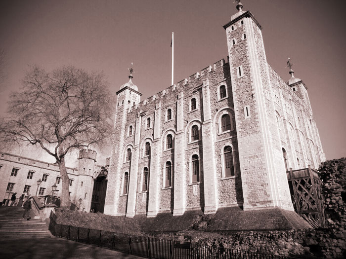 The White Tower at the Tower of London