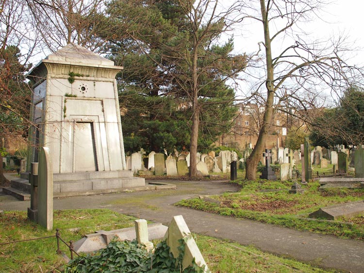 The Courtoy Mausoleum - or Victorian time machine - in London's Brompton Cemetery