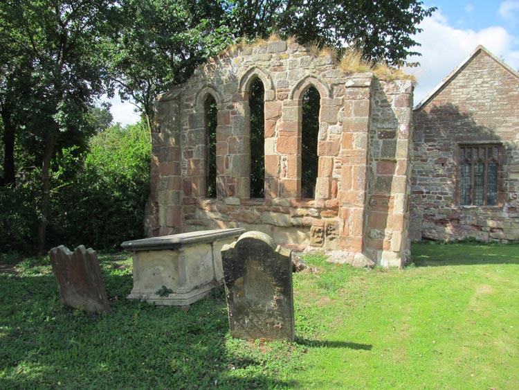 The ruins of Sockburn Church, in which Sir John Conyers prepared to slay the dragon