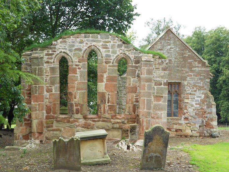 Ruins of Sockburn Church and chapel, County Durham