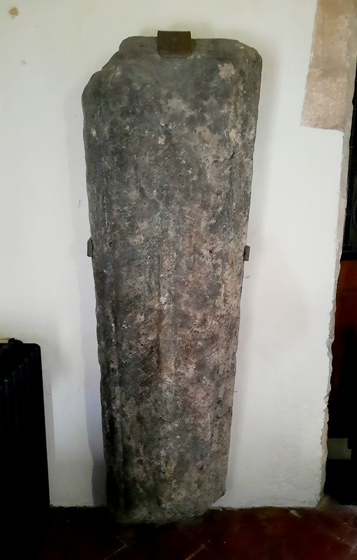 The Slayer's Slab in Lyminster's St Mary Magdalene Church
