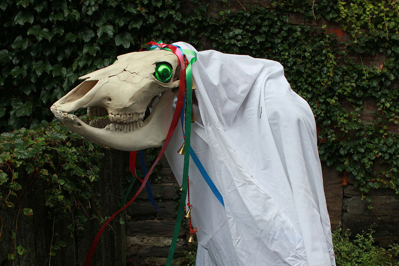 The Mari Lwyd, a skull-headed hobby horse and a strange Welsh Christmas custom