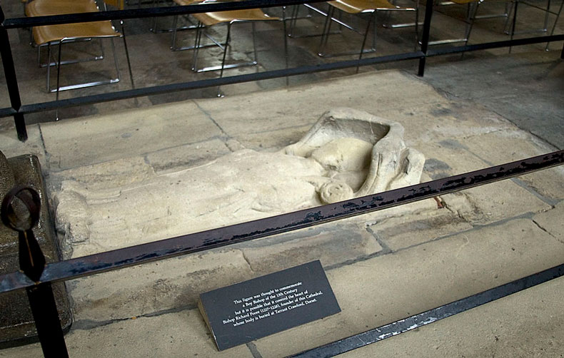 The boy bishop tomb in Salisbury Cathedral - a remnant of a strange Christmas custom?