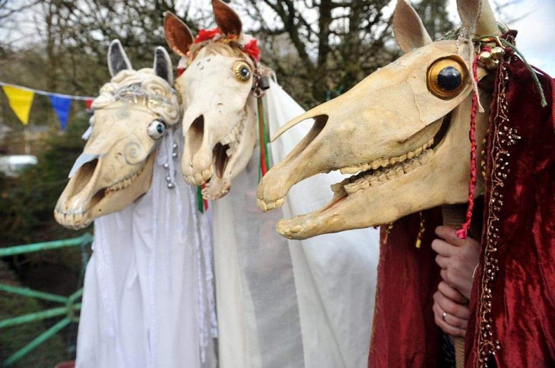 The Mari Lwyd - a Strange Welsh Christmas custom