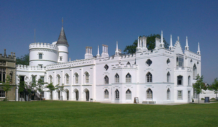 Horace Walpole's extravagant neo-gothic mansion Strawberry Hill