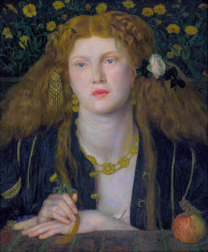 Dante Gabriel Rossetti's Bocca Baciata, featuring Fanny Cornforth