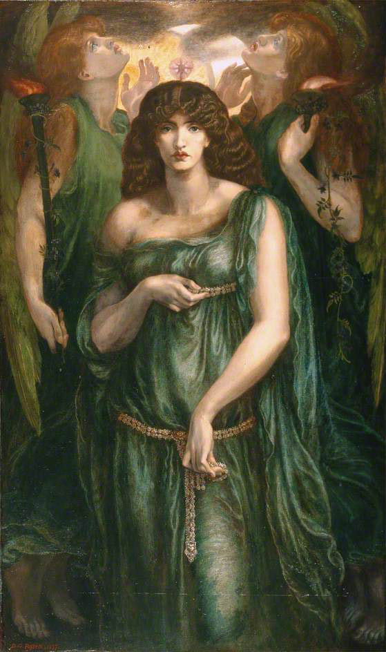 Dante Gabriel Rossetti's Astarte Syriaca, featuring Jane Morris