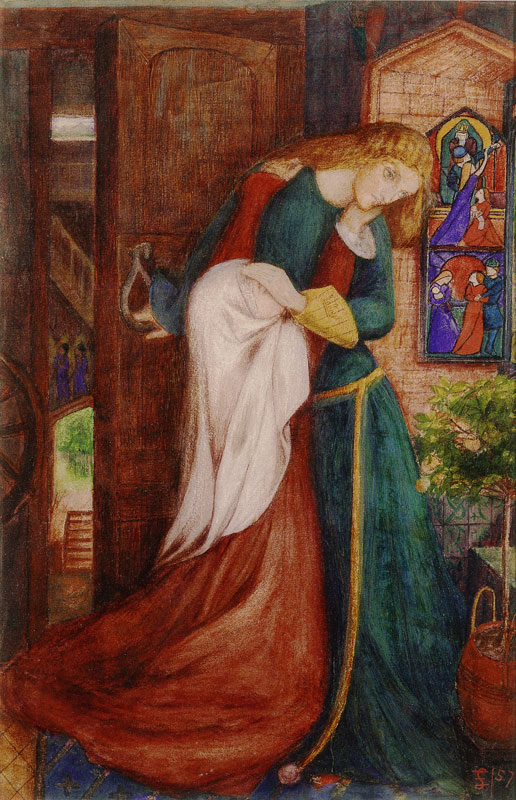 Lady Clare (1857) by Lizzie Siddal