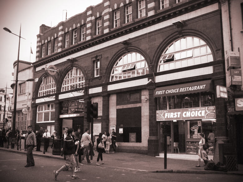 Camden Town Tube Station - built on the home of the notorious witch Mother Damnable?