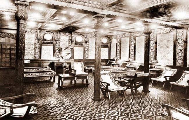 Luxury on the Titanic - inside the doomed ship's Turkish baths