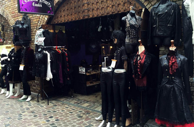 Gothic garments in Camden Market - does Mother Damnable's spirit linger in the area?