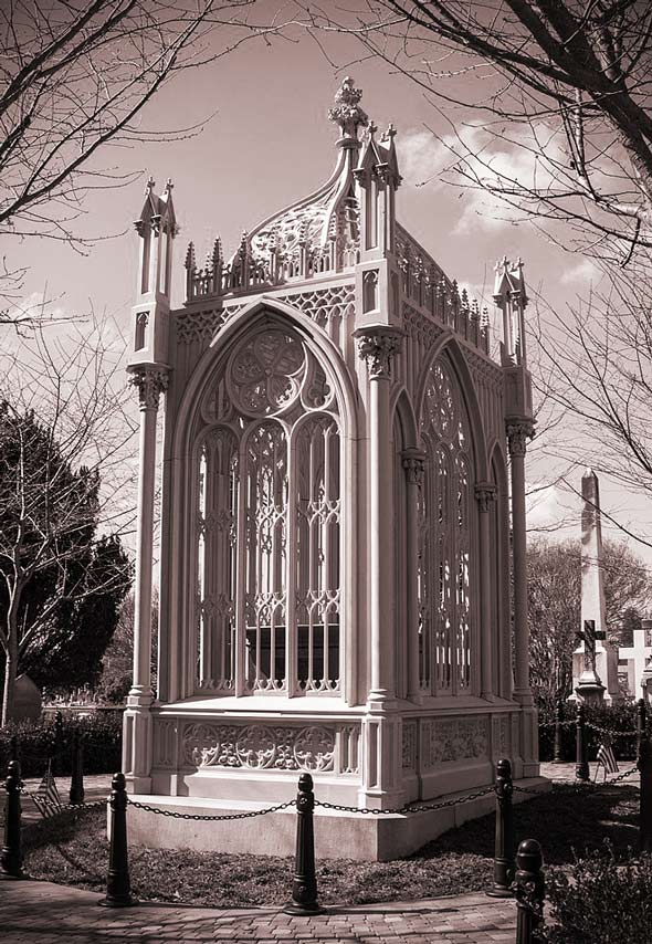 The tomb of President James Monroe in Hollywood Cemetery, Richmond, Virginia