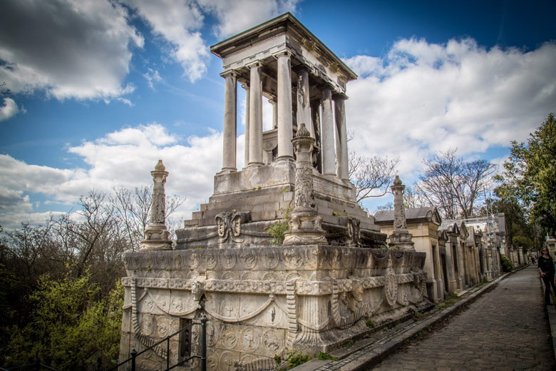 Baroness Demidoff's mausoleum in Pere Lachaise Cemetery, Paris