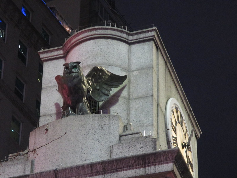 Owl statue in Herald Square, New York