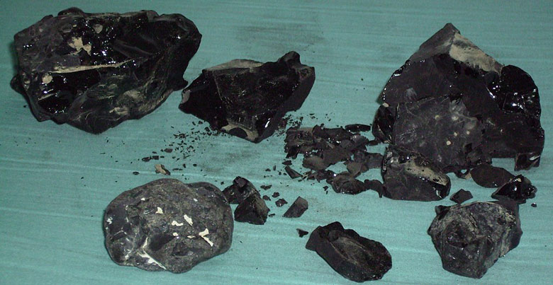 Natural bitumen collected from the shore of the Dead Sea - the original mummia?